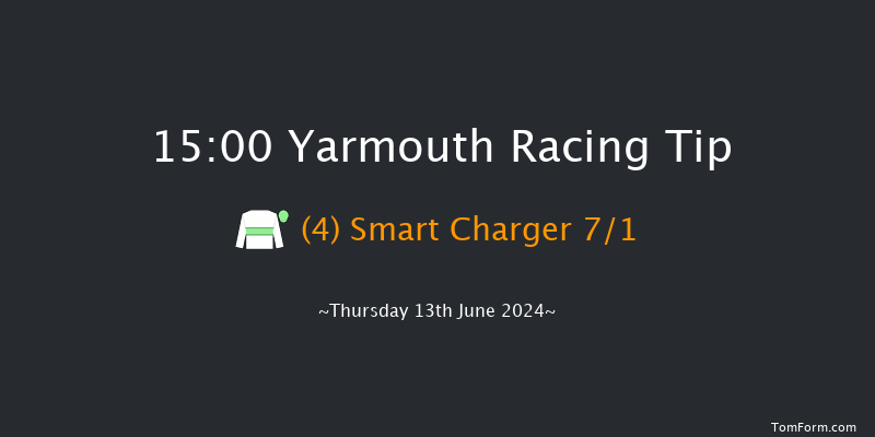 Yarmouth  15:00 Handicap
(Class 6) 14f Wed 12th Jun 2024