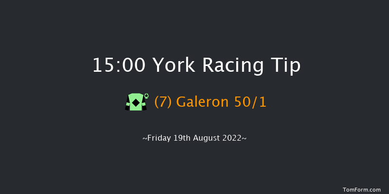 York 15:00 Group 2 (Class 1) 6f Thu 18th Aug 2022