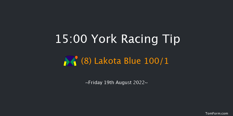 York 15:00 Group 2 (Class 1) 6f Thu 18th Aug 2022