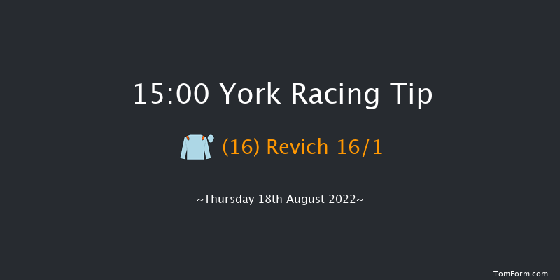 York 15:00 Handicap (Class 2) 8f Wed 17th Aug 2022