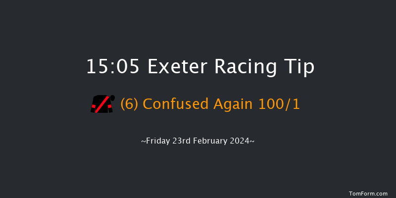 Exeter  15:05 Maiden
Hurdle (Class 4) 17f Sun 11th Feb 2024