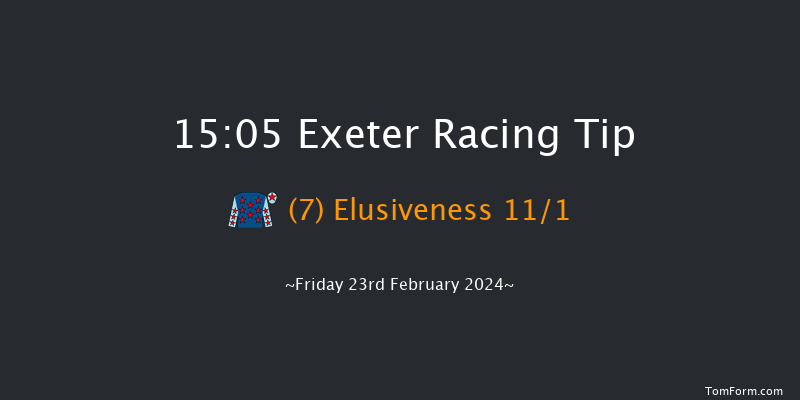 Exeter  15:05 Maiden
Hurdle (Class 4) 17f Sun 11th Feb 2024