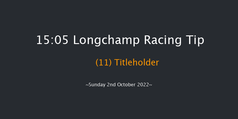 Longchamp 15:05 Group 1 12f Sun 4th Oct 2020