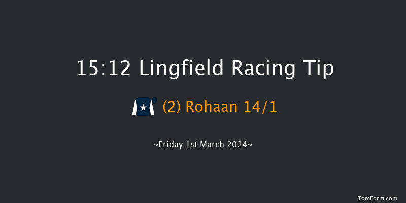 Lingfield  15:12 Handicap
(Class 2) 6f Fri 23rd Feb 2024