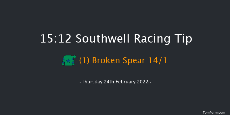 Southwell 15:12 Handicap (Class 4) 6f Tue 22nd Feb 2022