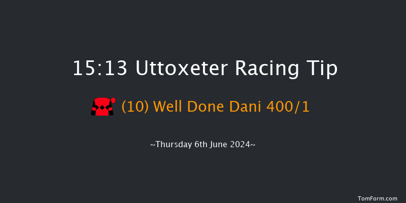 Uttoxeter  15:13 Handicap Hurdle (Class 5)
16f Sun 26th May 2024