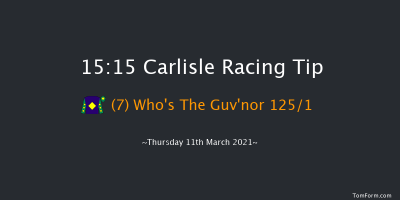 Watch Racing TV Now Novices' Hurdle (GBB Race) Carlisle 15:15 Novices Hurdle (Class 4) 17f Mon 22nd Feb 2021