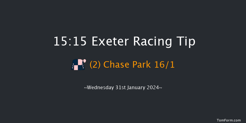 Exeter  15:15 Maiden Hurdle (Class
4) 17f Mon 1st Jan 2024