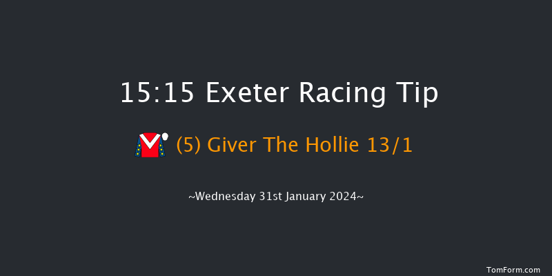 Exeter  15:15 Maiden Hurdle (Class
4) 17f Mon 1st Jan 2024