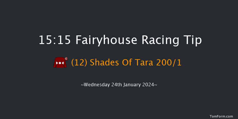 Fairyhouse  15:15
Maiden Hurdle 20f Mon 1st Jan 2024