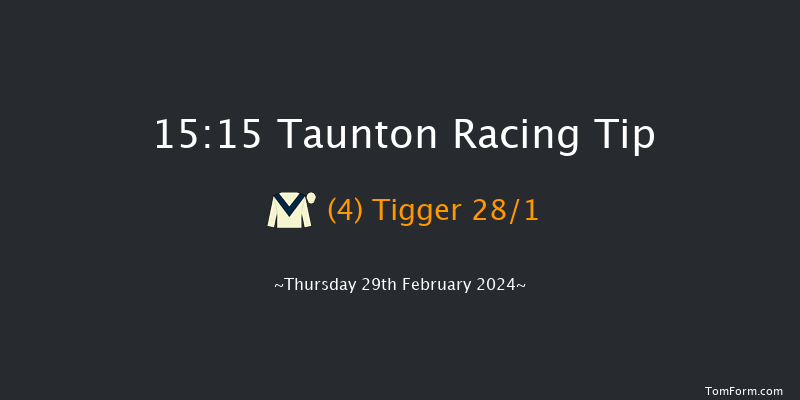 Taunton  15:15 Maiden Hurdle (Class
4) 19f Tue 20th Feb 2024