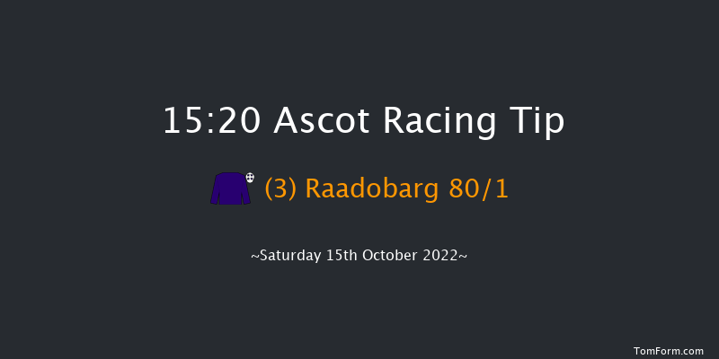 Ascot 15:20 Group 1 (Class 1) 8f Sat 1st Oct 2022