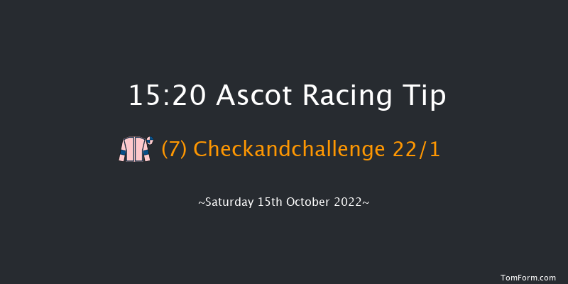 Ascot 15:20 Group 1 (Class 1) 8f Sat 1st Oct 2022