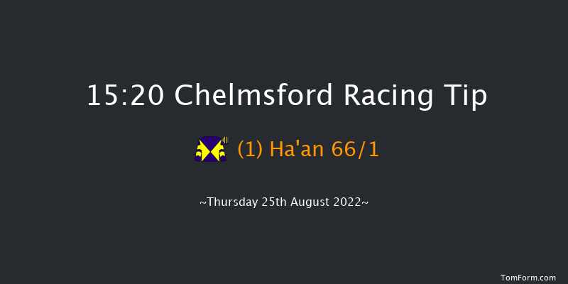 Chelmsford 15:20 Maiden (Class 5) 8f Sat 20th Aug 2022