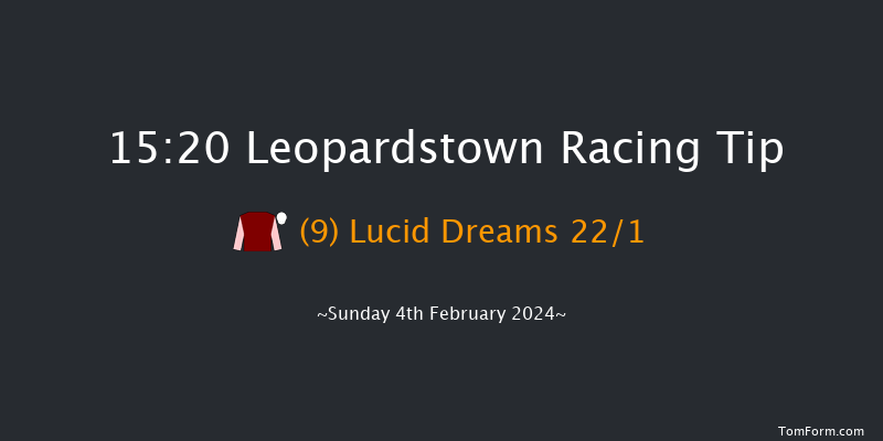 Leopardstown  15:20 Handicap Chase 22f Sat 3rd Feb 2024