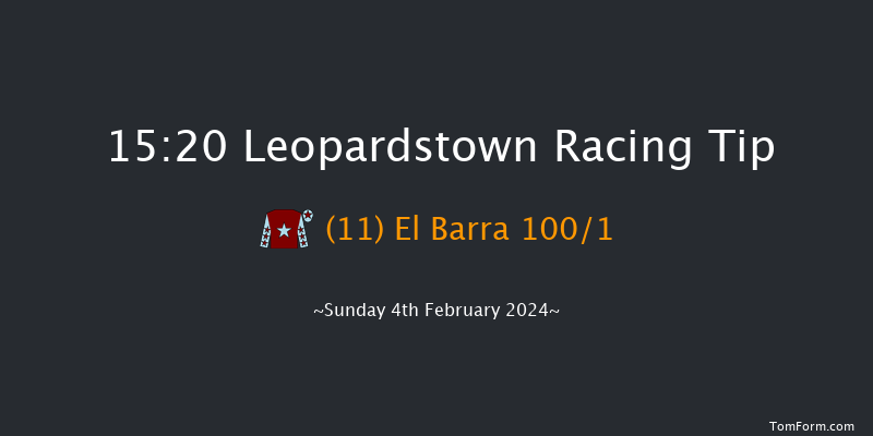 Leopardstown  15:20 Handicap Chase 22f Sat 3rd Feb 2024