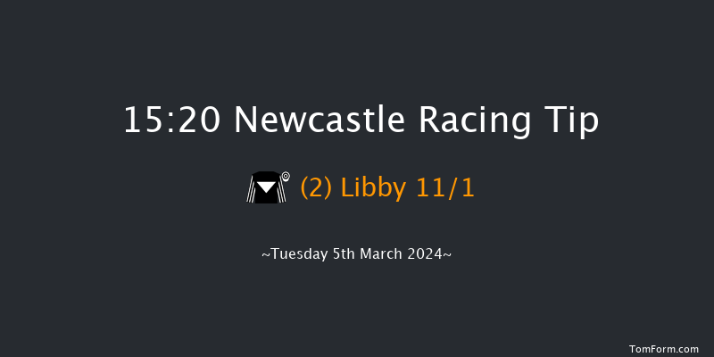 Newcastle  15:20 Handicap
Chase (Class 4) 20f Sun 3rd Mar 2024