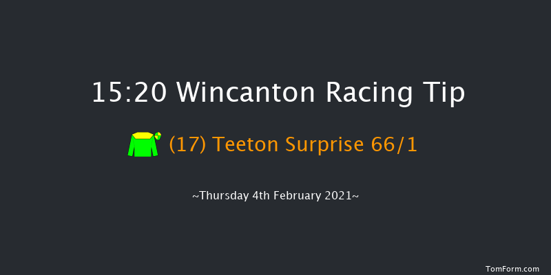 Stewart Tory Memorial Open Hunters' Chase Wincanton 15:20 Hunter Chase (Class 6) 25f Thu 21st Jan 2021