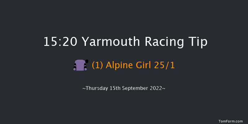 Yarmouth 15:20 Stakes (Class 4) 6f Wed 14th Sep 2022