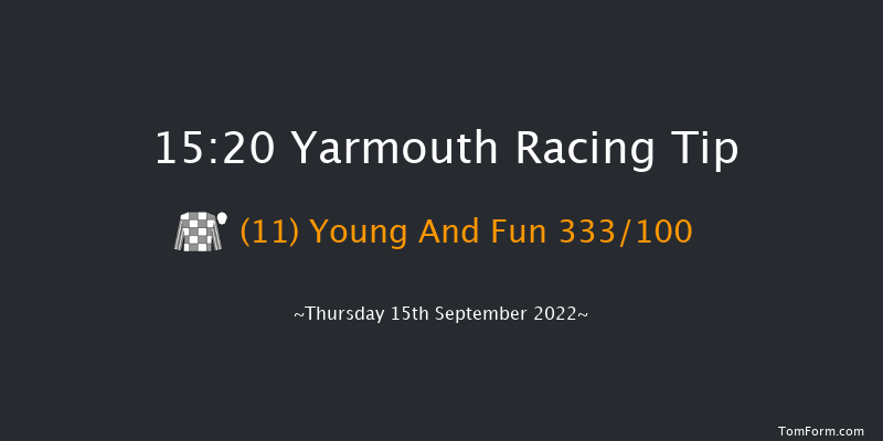 Yarmouth 15:20 Stakes (Class 4) 6f Wed 14th Sep 2022