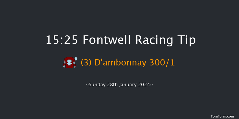 Fontwell  15:25 Maiden Hurdle (Class 4) 19f Tue 26th Dec 2023