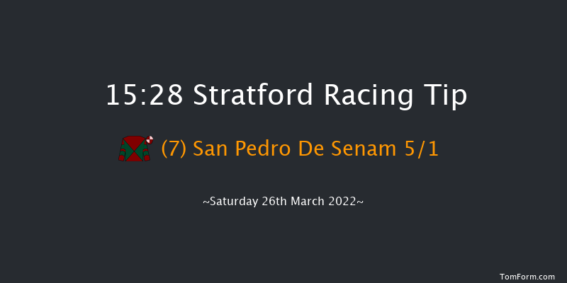 Stratford 15:28 Selling Hurdle (Class 5) 19f Mon 14th Mar 2022