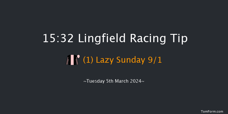 Lingfield  15:32 Handicap
Chase (Class 5) 22f Fri 1st Mar 2024