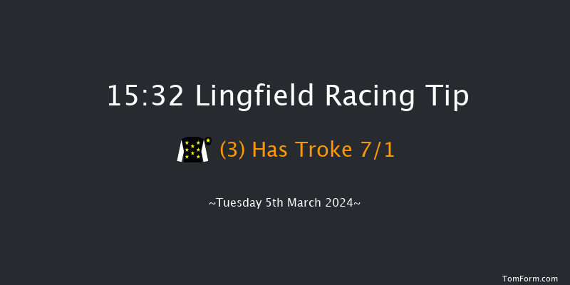 Lingfield  15:32 Handicap
Chase (Class 5) 22f Fri 1st Mar 2024