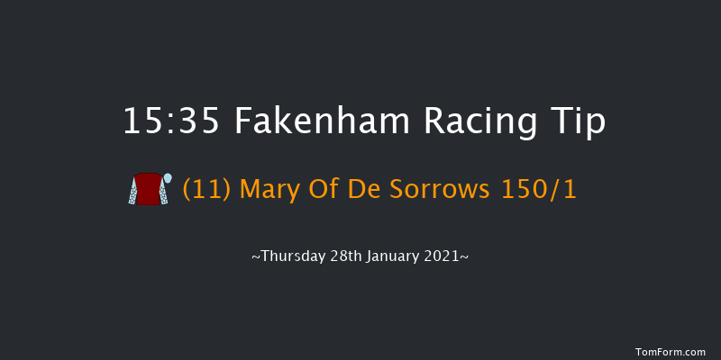 Gateley Handicap Hurdle Fakenham 15:35 Handicap Hurdle (Class 5) 20f Mon 4th Jan 2021