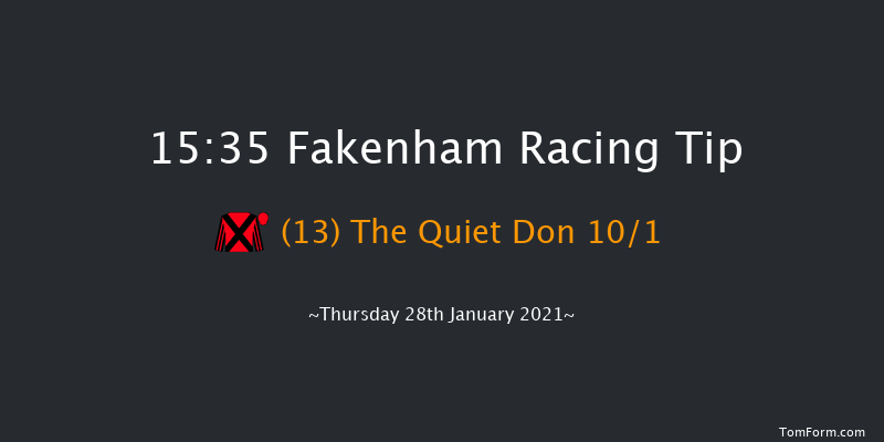 Gateley Handicap Hurdle Fakenham 15:35 Handicap Hurdle (Class 5) 20f Mon 4th Jan 2021