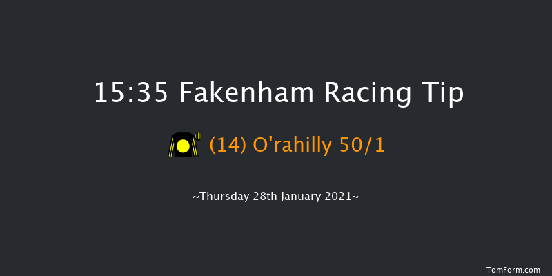 Gateley Handicap Hurdle Fakenham 15:35 Handicap Hurdle (Class 5) 20f Mon 4th Jan 2021