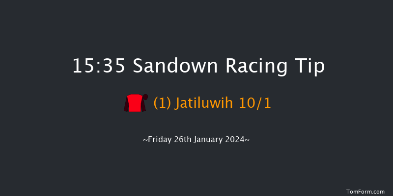 Sandown  15:35 Handicap Hurdle (Class 3)
20f Sat 9th Dec 2023