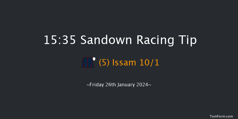 Sandown  15:35 Handicap Hurdle (Class 3)
20f Sat 9th Dec 2023