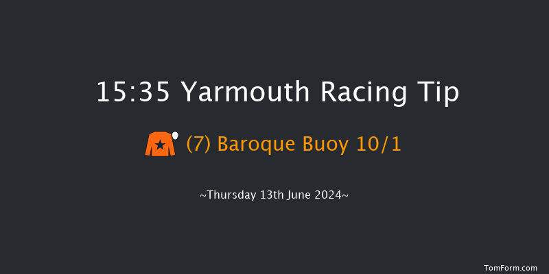 Yarmouth  15:35 Handicap
(Class 6) 8f Wed 12th Jun 2024