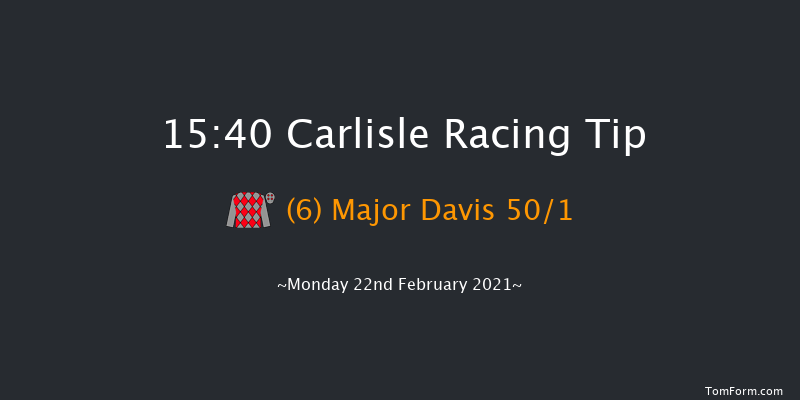 MansionBet Handicap Hurdle (Div 2) Carlisle 15:40 Handicap Hurdle (Class 5) 17f Tue 16th Feb 2021