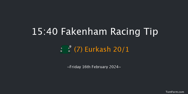 Fakenham  15:40 Handicap Hurdle (Class 5)
23f Tue 2nd Jan 2024