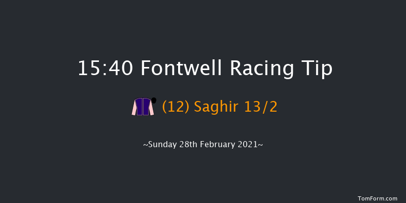 Champagne PIAFF Novices' Hurdle (GBB Race) Fontwell 15:40 Maiden Hurdle (Class 4) 19f Thu 18th Feb 2021