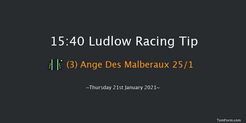 Behind Bars Open Hunters' Chase Ludlow 15:40 Hunter Chase (Class 5) 24f Wed 16th Dec 2020