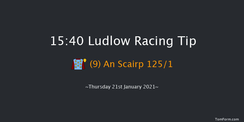 Behind Bars Open Hunters' Chase Ludlow 15:40 Hunter Chase (Class 5) 24f Wed 16th Dec 2020