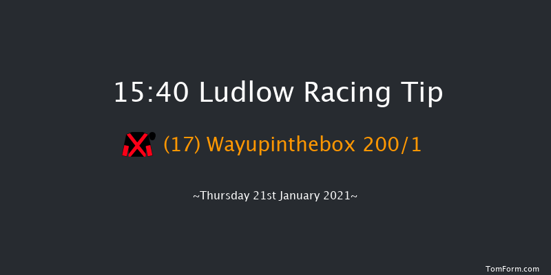 Behind Bars Open Hunters' Chase Ludlow 15:40 Hunter Chase (Class 5) 24f Wed 16th Dec 2020