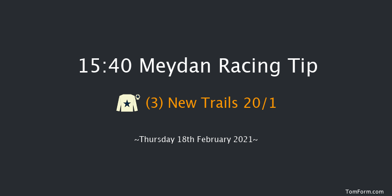 Curlin Stakes Sponsored By New Jaguar F-Pace Listed Handicap - Dirt Meydan 15:40 1m 2f 10 run Curlin Stakes Sponsored By New Jaguar F-Pace Listed Handicap - Dirt Sat 13th Feb 2021