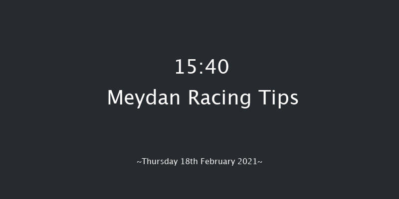 Curlin Stakes Sponsored By New Jaguar F-Pace Listed Handicap - Dirt Meydan 15:40 1m 2f 10 run Curlin Stakes Sponsored By New Jaguar F-Pace Listed Handicap - Dirt Sat 13th Feb 2021