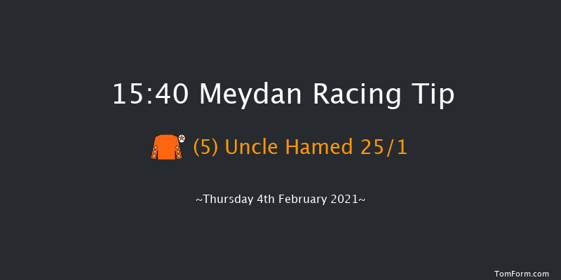 UAE 2000 Guineas Sponsored By Hamdan Bin Mohammed Cruise Terminal Group 3 Stakes - Dirt Meydan 15:40 1m 6 run UAE 2000 Guineas Sponsored By Hamdan Bin Mohammed Cruise Terminal Group 3 Stakes - Dirt Thu 21st Jan 2021