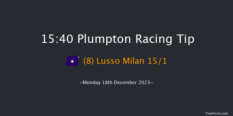 Plumpton 15:40 NH Flat Race (Class 5) 18f Mon 4th Dec 2023