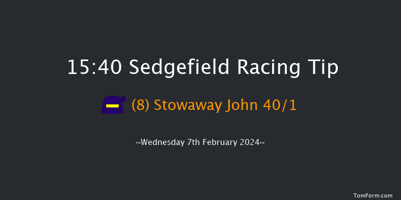 Sedgefield  15:40 Handicap
Chase (Class 5) 19f Fri 26th Jan 2024