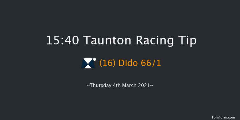 Thatchers Cider Handicap Hurdle Taunton 15:40 Handicap Hurdle (Class 5) 19f Tue 23rd Feb 2021