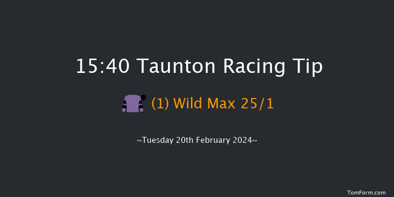 Taunton  15:40 Handicap
Hurdle (Class 3) 16f Tue 6th Feb 2024