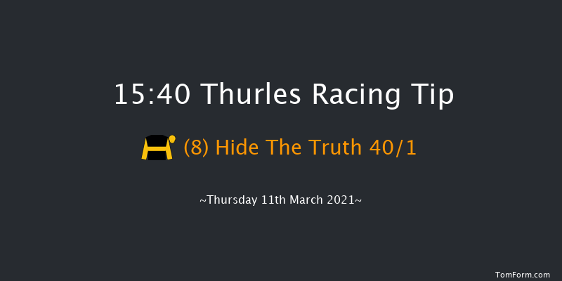 Thurlesraces.ie Maiden Hurdle Thurles 15:40 Maiden Hurdle 16f Thu 25th Feb 2021