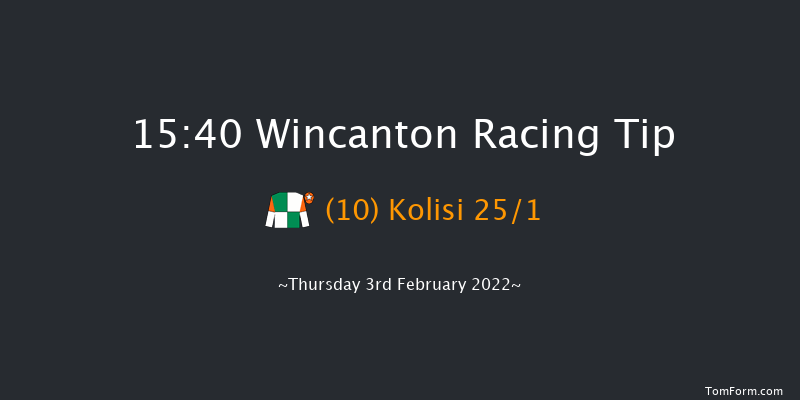 Wincanton 15:40 Maiden Hurdle (Class 3) 15f Wed 26th Jan 2022