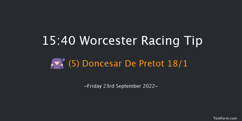 Worcester 15:40 Handicap Hurdle (Class 2) 20f Mon 12th Sep 2022